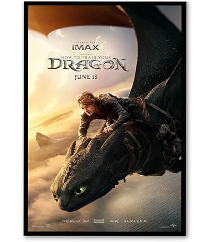 Amazon.co.jp: 映画ポスター ヒックとドラゴン 3 4（40x60)[並行輸入品